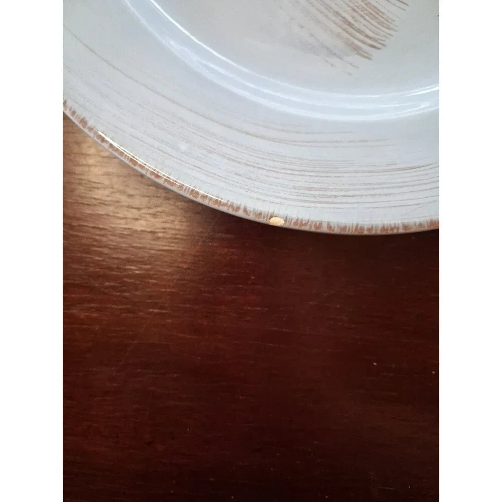 TAG Large Blue Ceramic OVAL Serving Tray Platter 18 